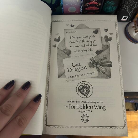 Locked Library Forbidden Wing Cat Dragon - Picture 9 of 10